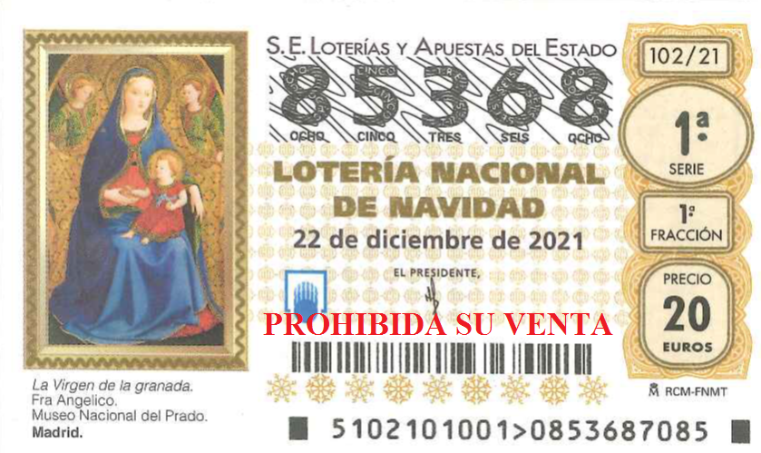Lotería de Navidad 2021