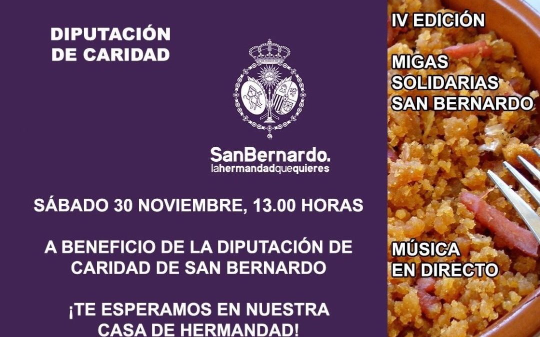 ¡Vuelven las Migas Solidarias a San Bernardo!