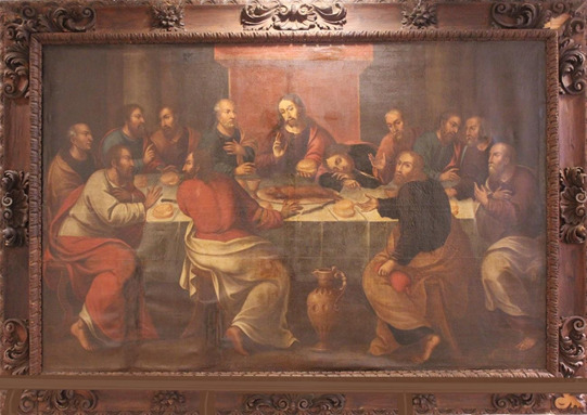 Se retira, para su restauración, la pintura de la Sagrada Cena