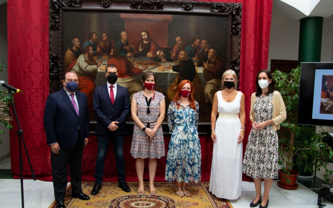 Presentación de la restauración del cuadro de la Sagrada Cena