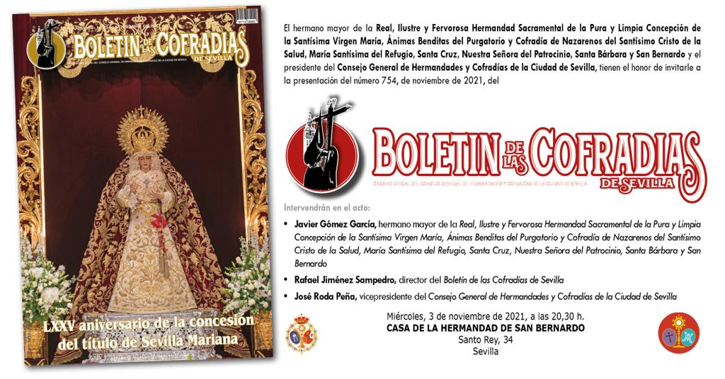 Presentación Boletín de las Cofradías de Sevilla
