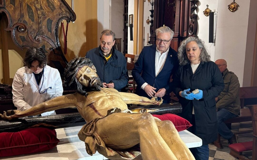 El Cristo de la Salud será trasladado al IAPH el próximo 4 de mayo.